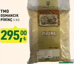 TMO OSMANCIK PİRİNÇ 5 KG fiyat ve kampanya bilgisi